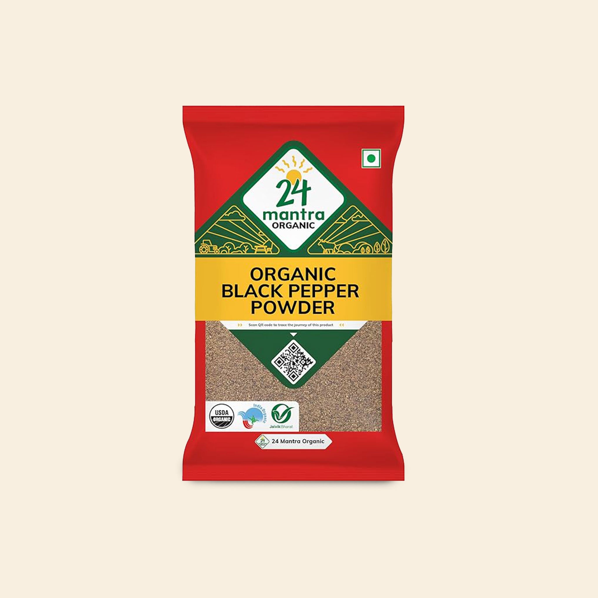 24 Mantra Organic Black Pepper 50 G