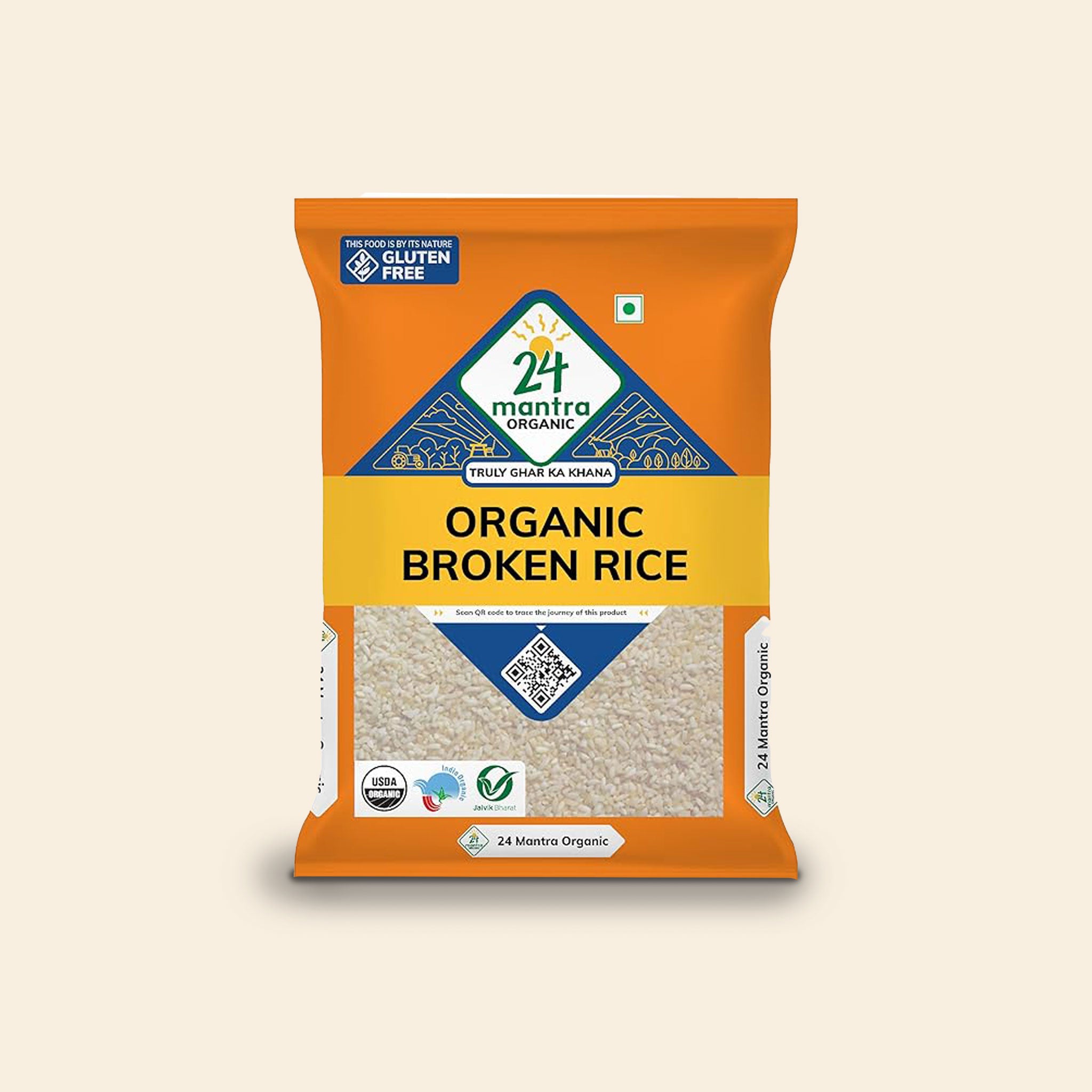 24 Mantra Organic Broken Rice 1 Kg