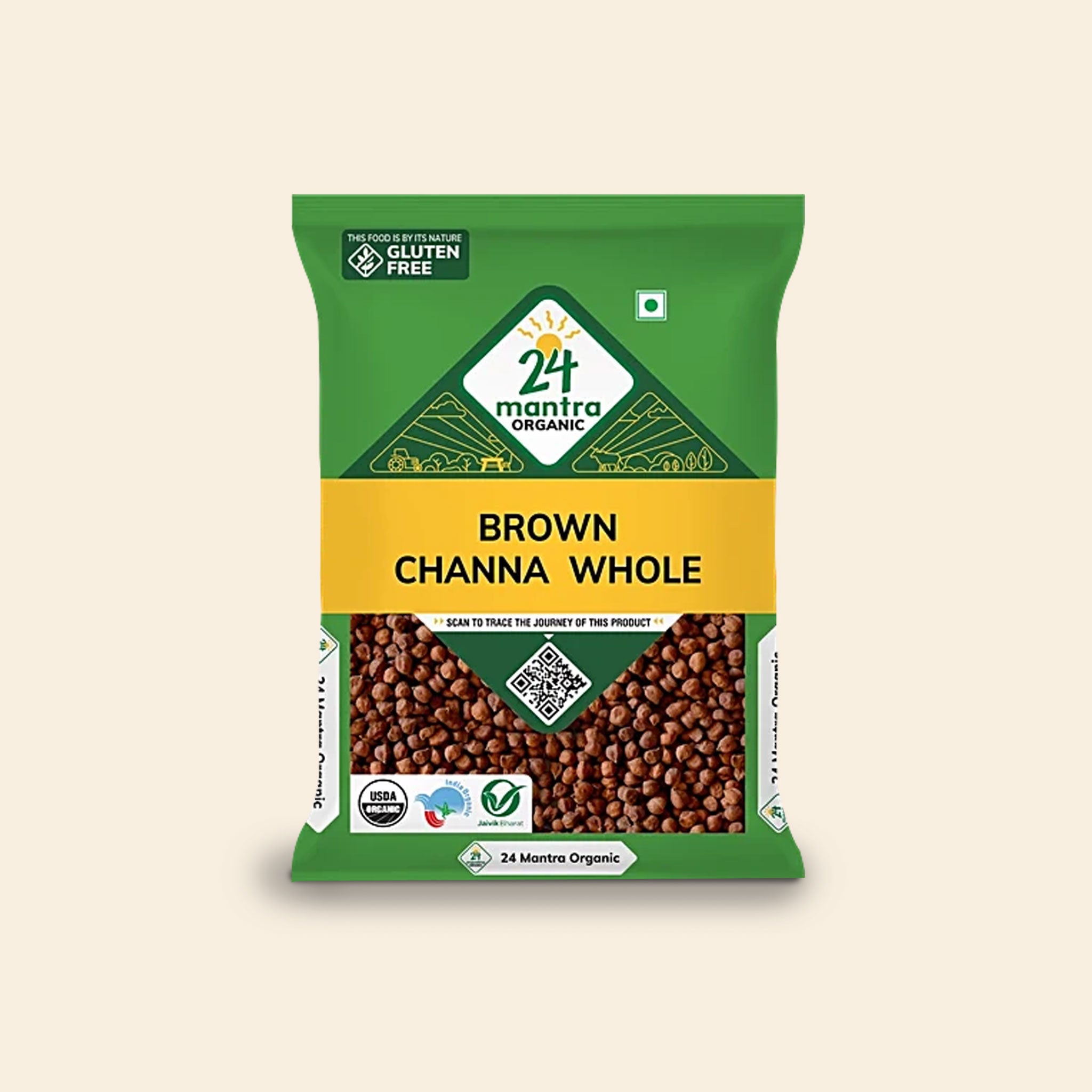 24 Mantra Organic Brown Channa 1 Kg