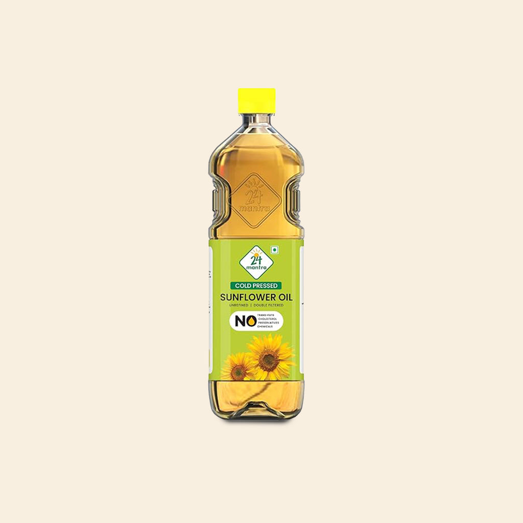 24 Mantra Organic Expeller Prsessed Sunflower Oil 1 L