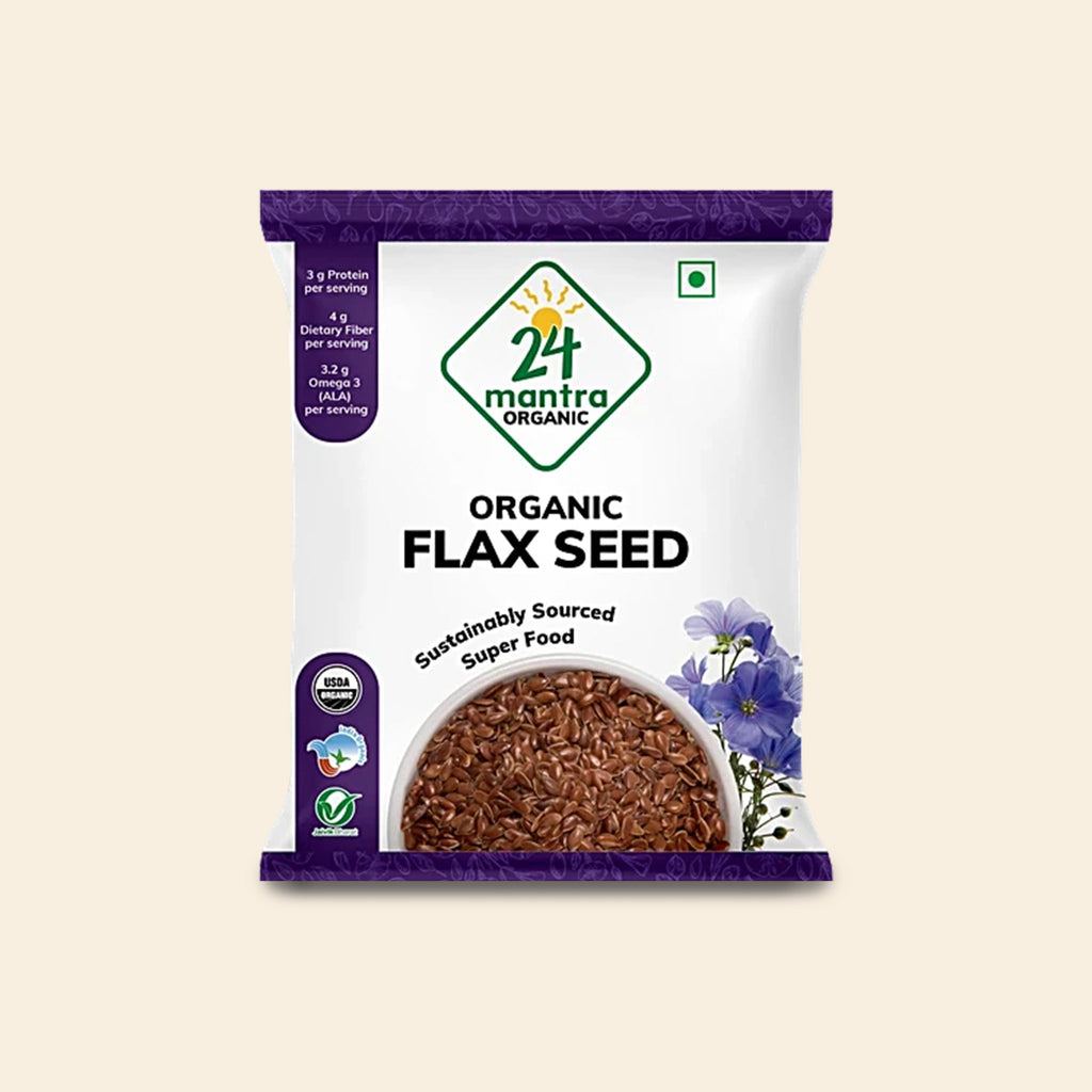 24 Mantra Organic Flax Seeds 200 G
