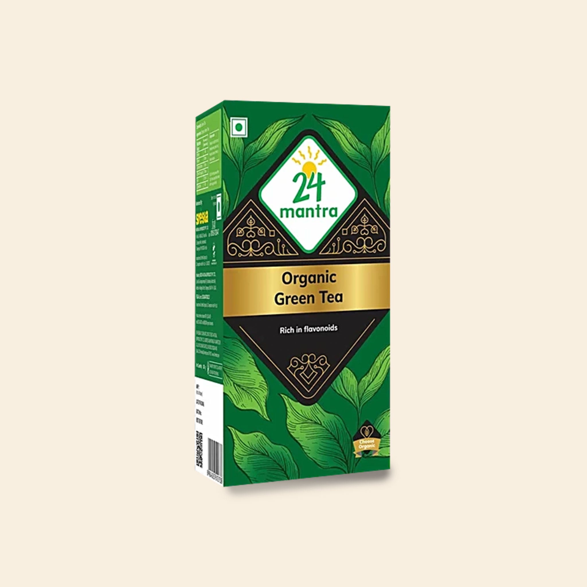 24 Mantra Organic Green Tea 100 G