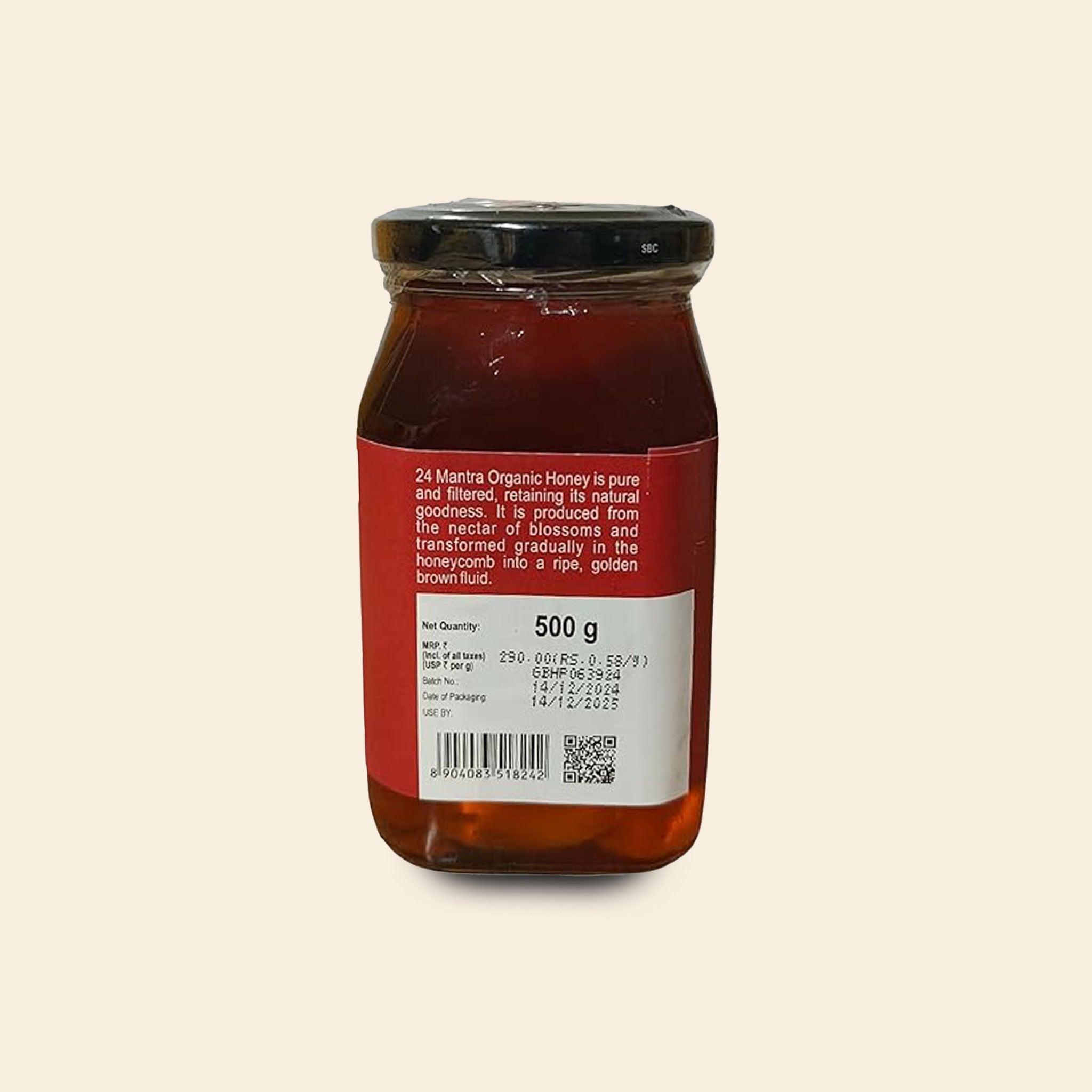 24 Mantra Organic Himalayan Multiflower Honey 500 G