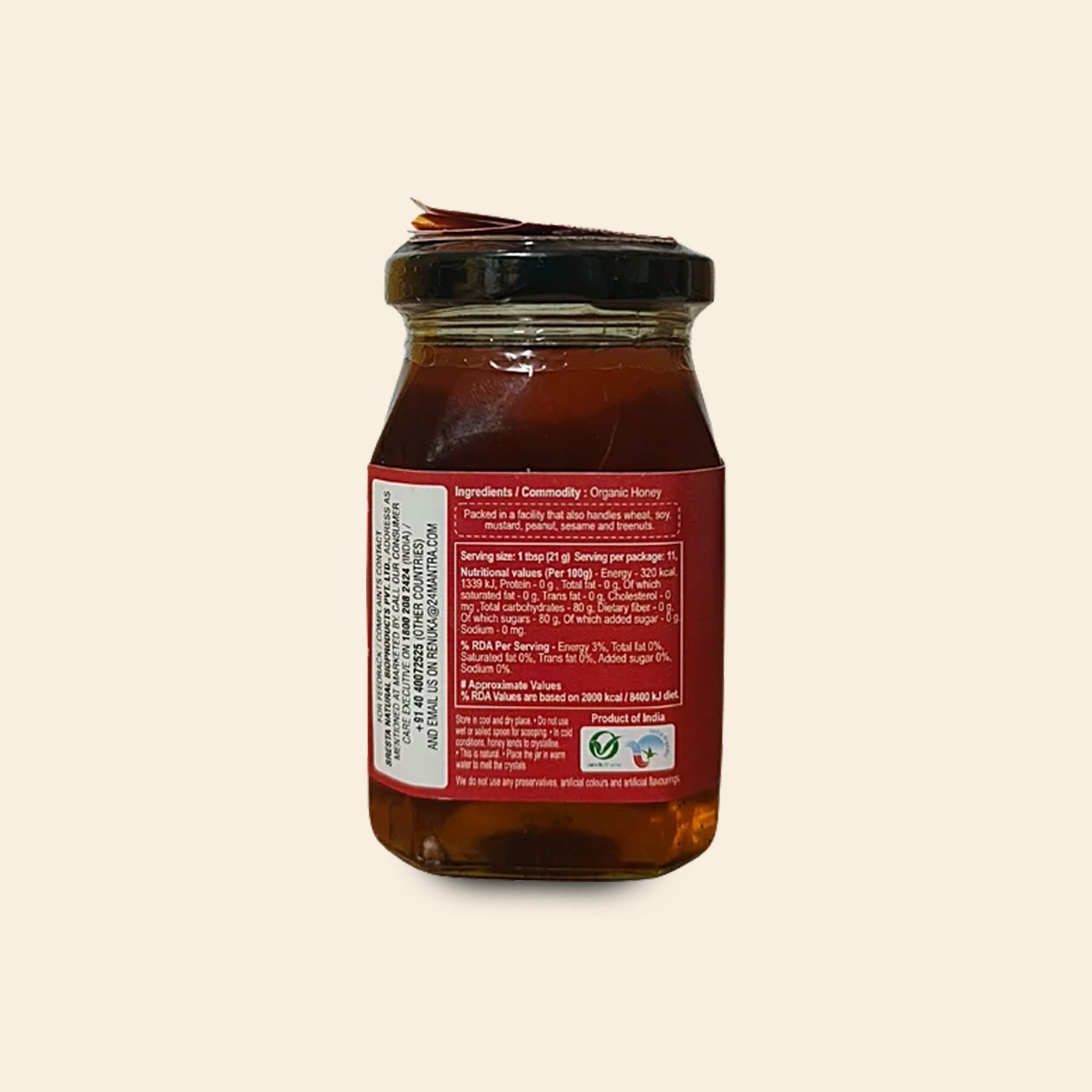 24 Mantra Organic Honey 250G