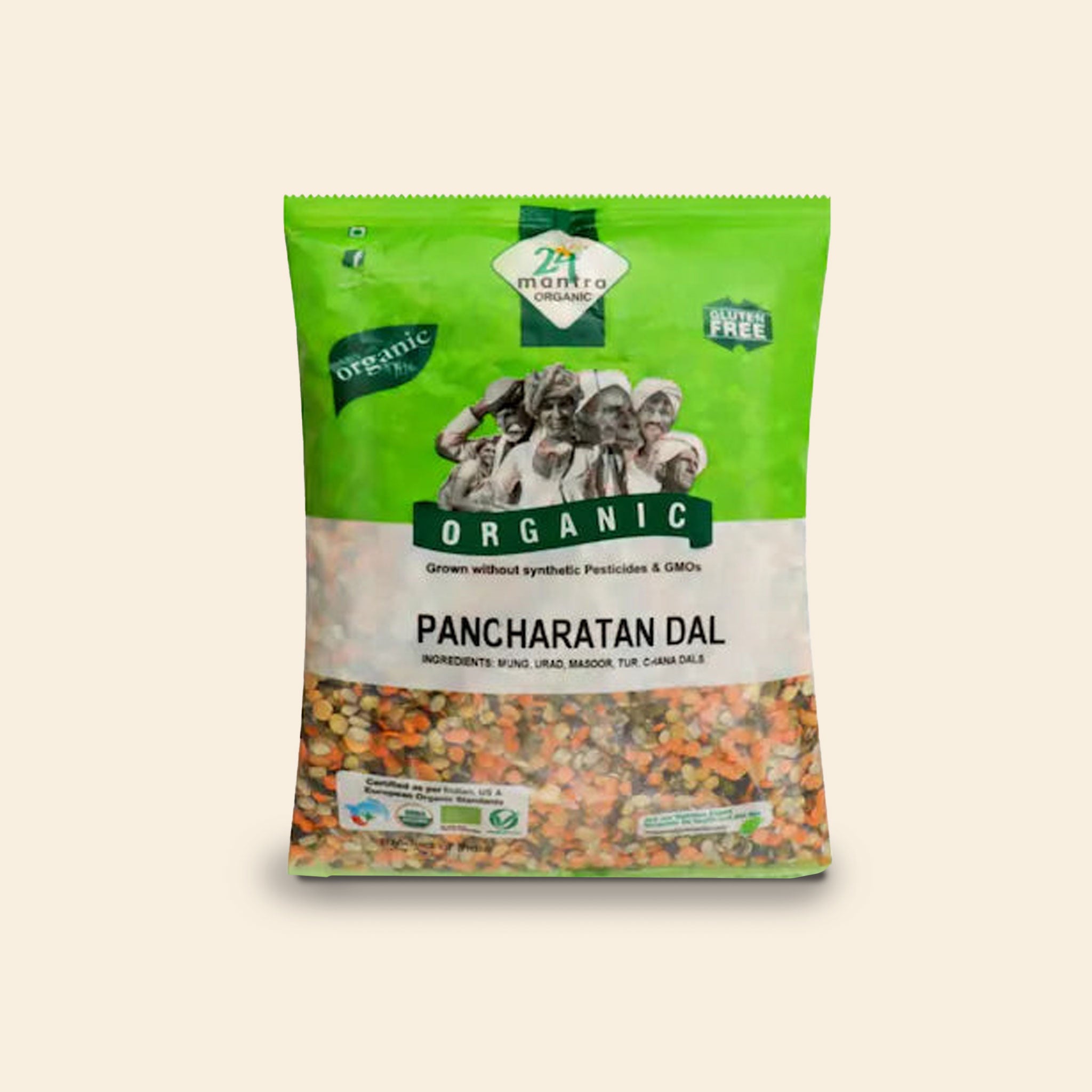 24 Mantra Organic Pancharatna Dal 500 G
