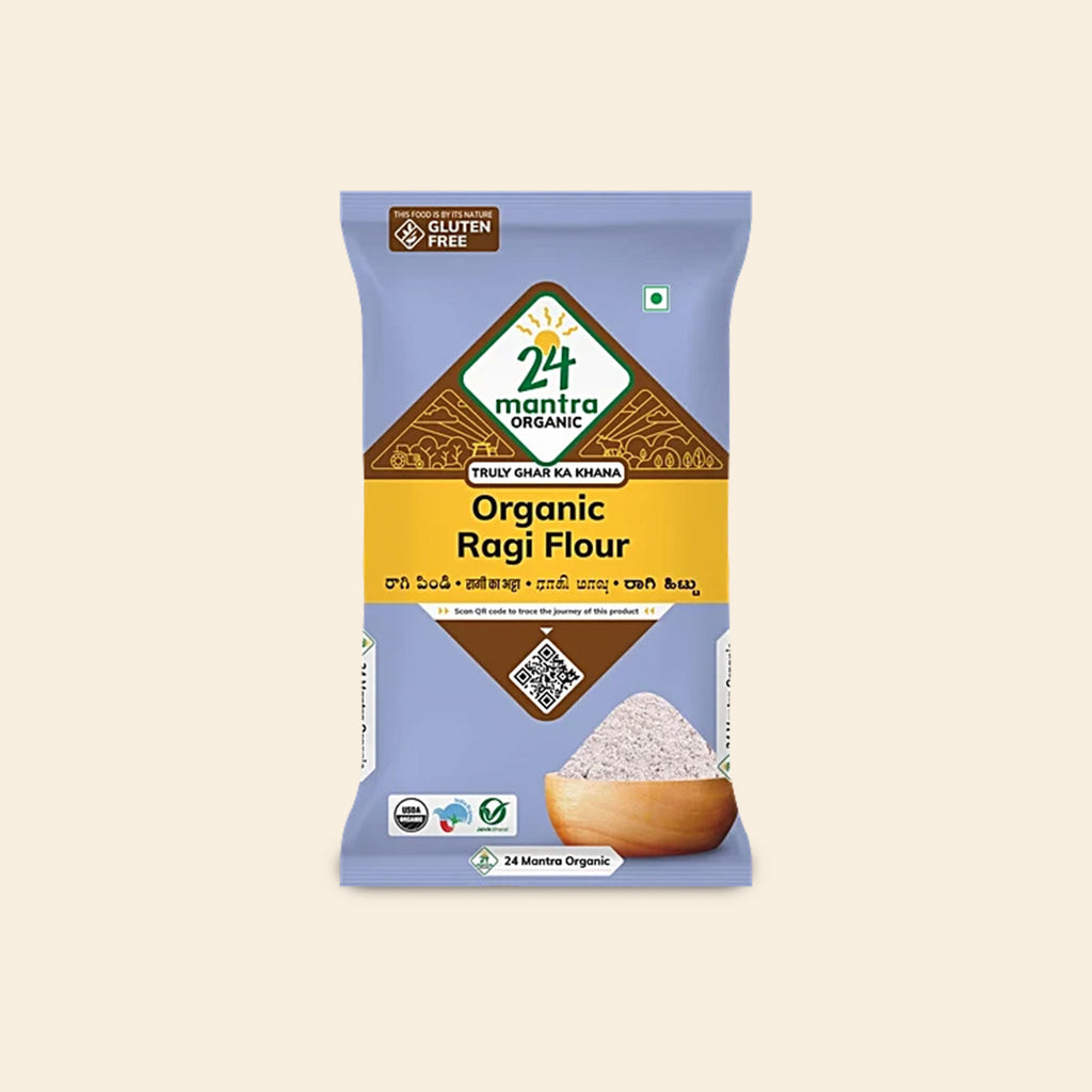 24 Mantra Organic Ragi Flour 500 G