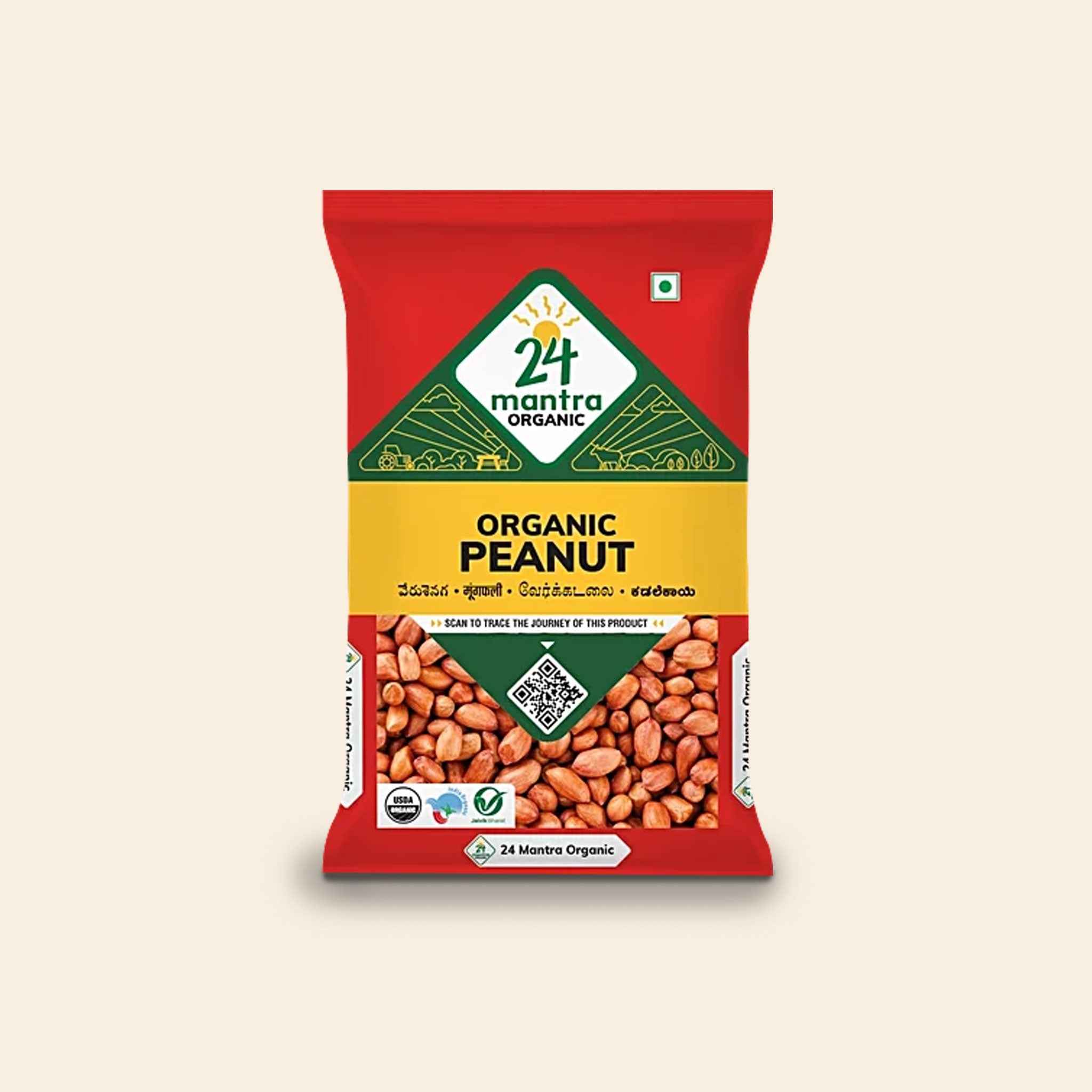 24 Mantra Organic Raw Peanut 500G