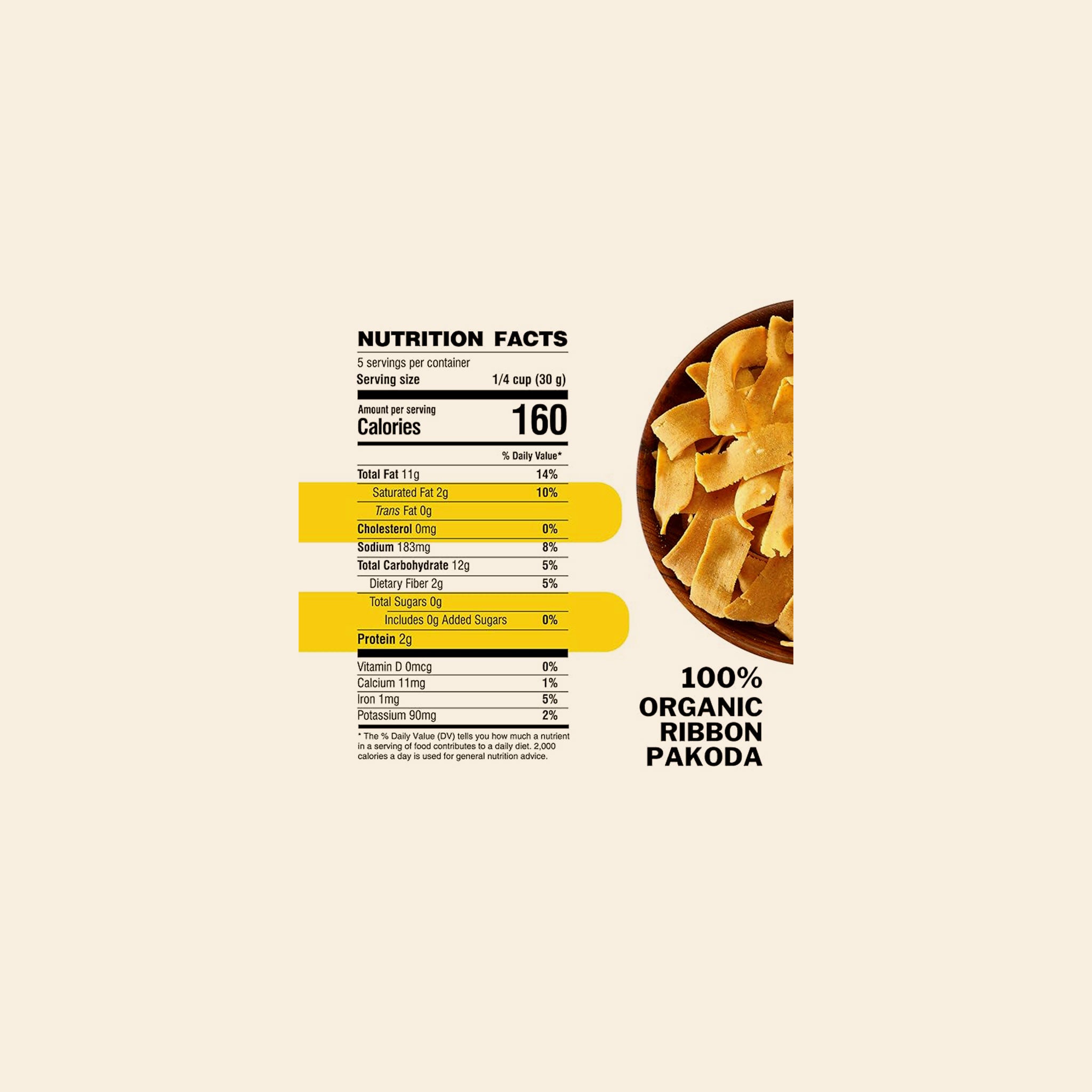 24 Mantra Organic Ribbon Pakoda 150 G