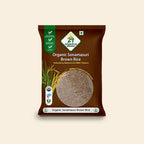 24 Mantra Organic Sonamasuri Brown Raw Rice 1 Kg