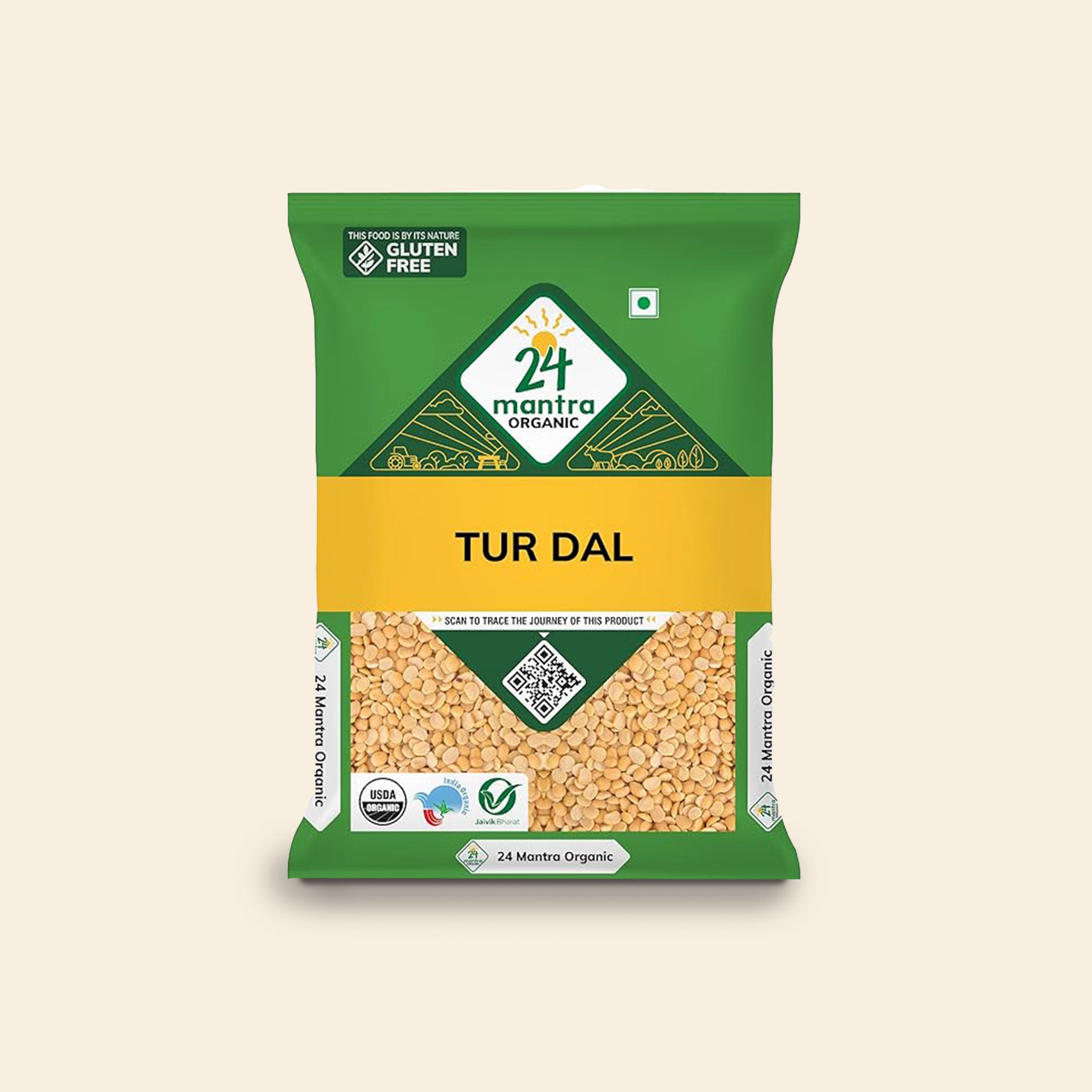 24 Mantra Organic Tur Dal 1 Kg