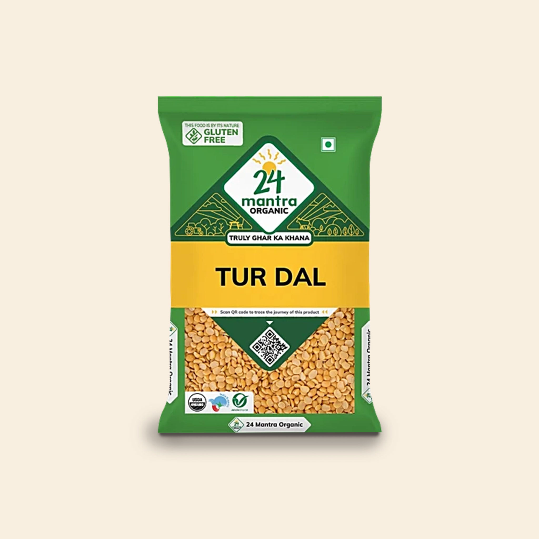 24 Mantra Organic Tur Dal 500 G