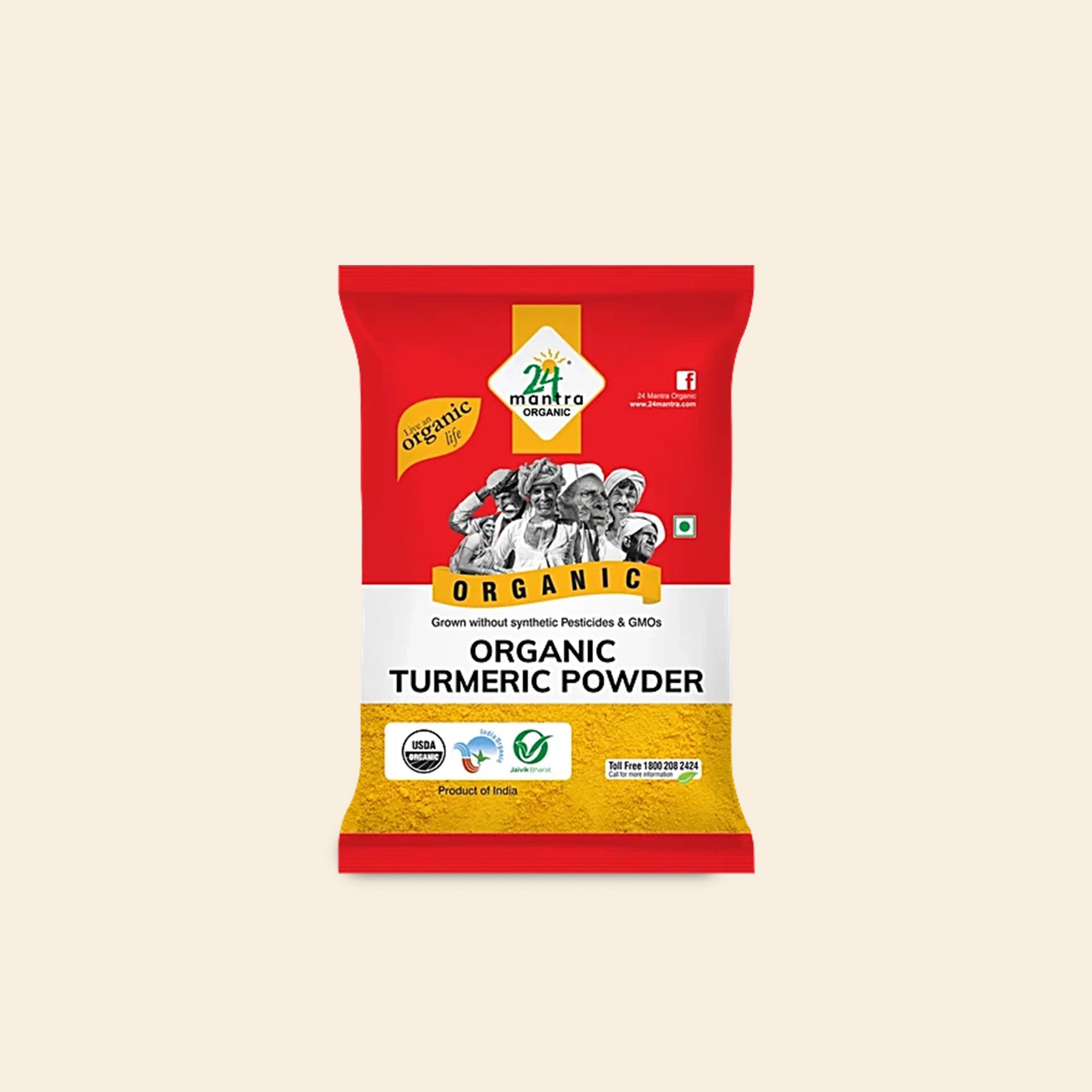 24 Mantra Organic Turmeric Powder 200 G