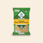 24 Mantra Organic Urad Dal White Whole 500G