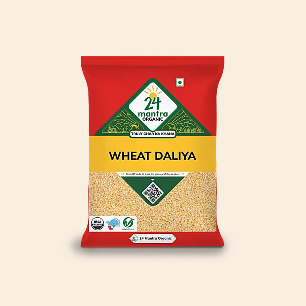 24 Mantra Organic Wheat Dhaliya 500 G