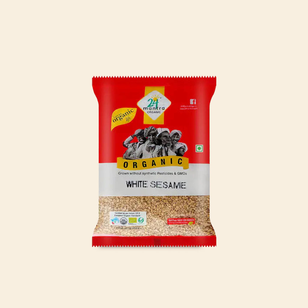 24 Mantra Organic White Sesame 100 G