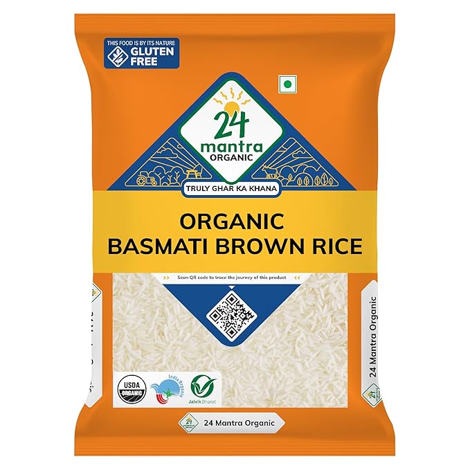 24 Mantra Basmati Rice Premium Brown 1 Kg