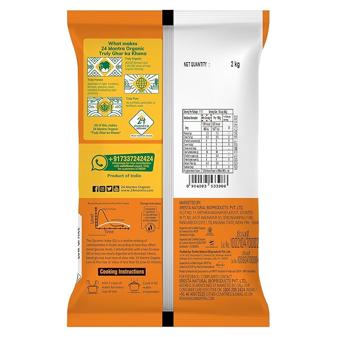 24 Mantra Low Gi Rice 2Kg