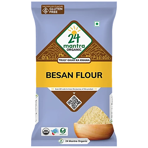 24 Mantra Organic Besan (Gram) Flour 500 G