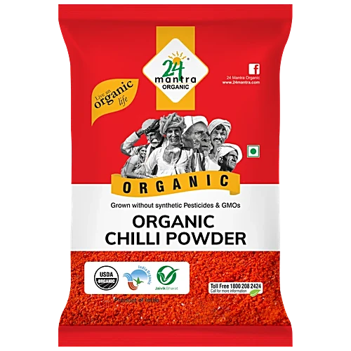 24 Mantra Organic Chilly Powder 200 G