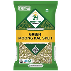 24 Mantra Organic Green Moong Dal Split 500 G