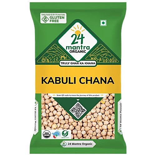 24 Mantra Organic Kabuli Chana 500 G