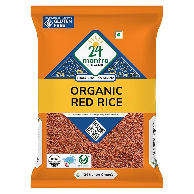 24 Mantra Organic Red Rice 1 Kg