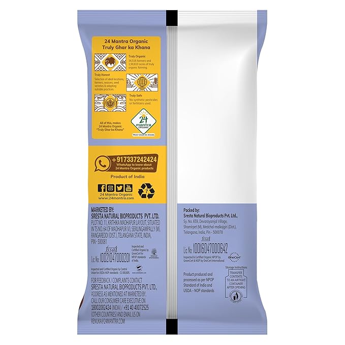 24 Mantra Organic Sattu Atta 500 G