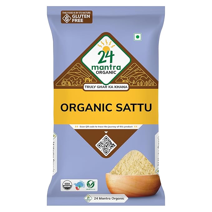 24 Mantra Organic Sattu Atta 500 G
