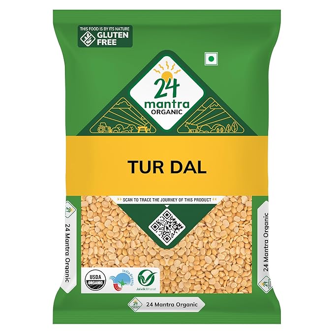 24 Mantra Organic Tur Dal 1 Kg