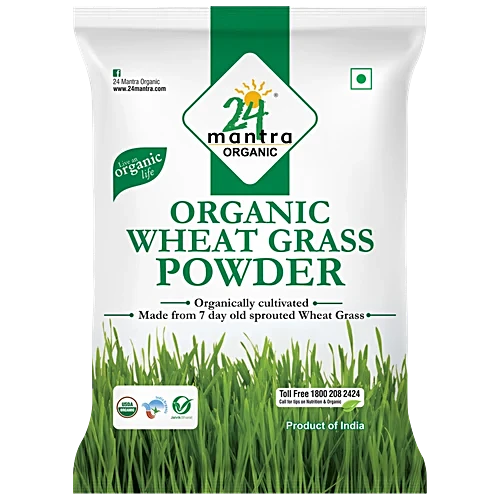 24 Mantra Organic Wheat Grass Powder 100 G