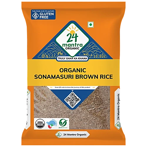 24 Mantra Sonamasuri Brown Rice 5 Kg