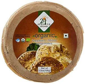 24 Mantra Spiced Papads 100 G