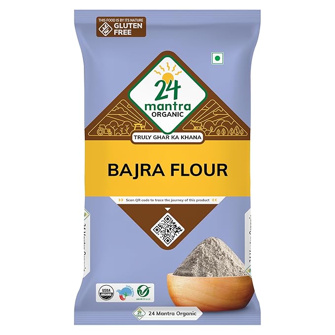 24 Mantra Organic Bajra (Pearl Millet) Flour