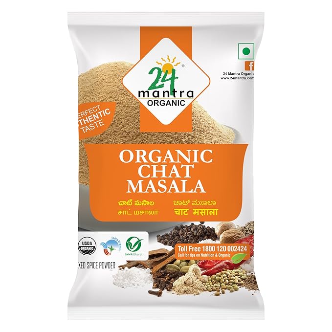 24 Mantra Organic Chat Masala 50 G