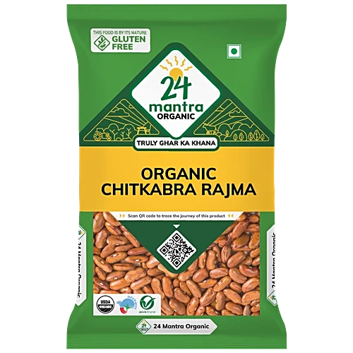 24 Mantra Organic Chitkabra Rajma Himalayan 500 G