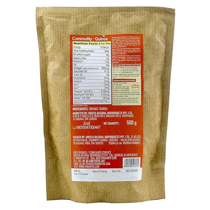 24 Mantra Organic Quinoa 500G