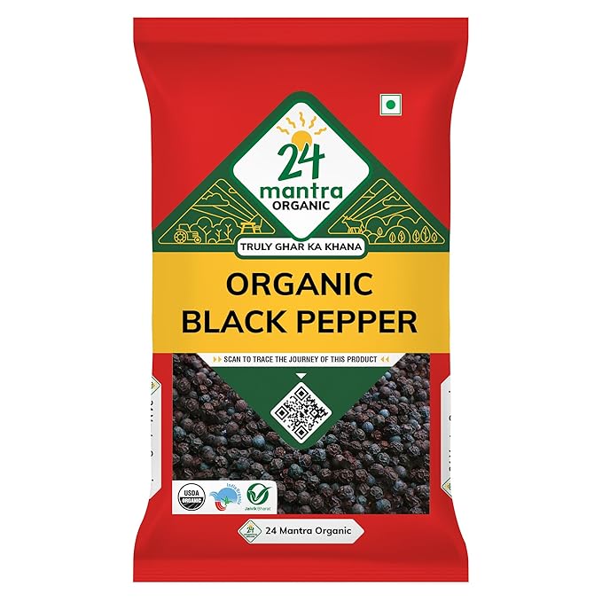 24 Mantra Organic Black Pepper 100 G