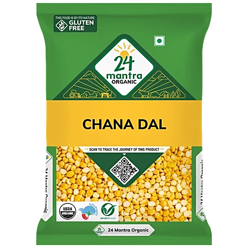 24 Mantra Organic Channa (Bengalgram) Dal 1 Kg