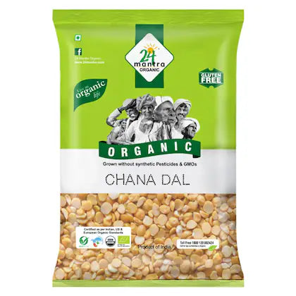 24 Mantra Organic Channa (Bengalgram) Dal 500 G