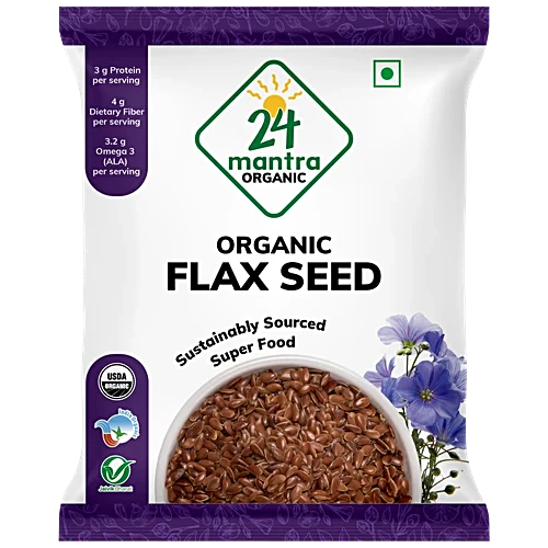 24 Mantra Organic Flax Seeds 200 G