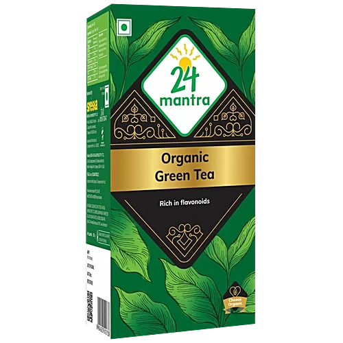 24 Mantra Organic Green Tea 100 G