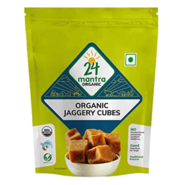 24 Mantra Organic Jaggery Cubes 450G