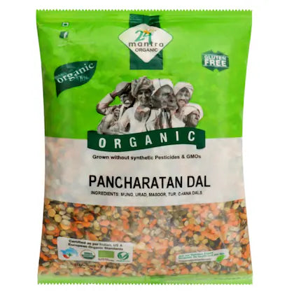 24 Mantra Organic Pancharatna Dal 500 G