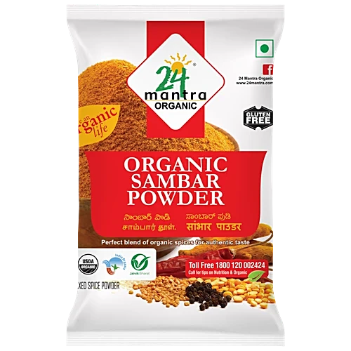 24 Mantra Organic Sambar Powder 100 G