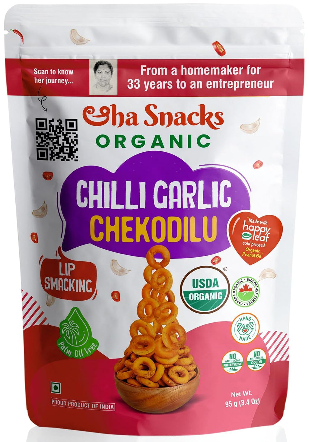 AHA CHILLY GARLIC CHEKODILU 95 GM