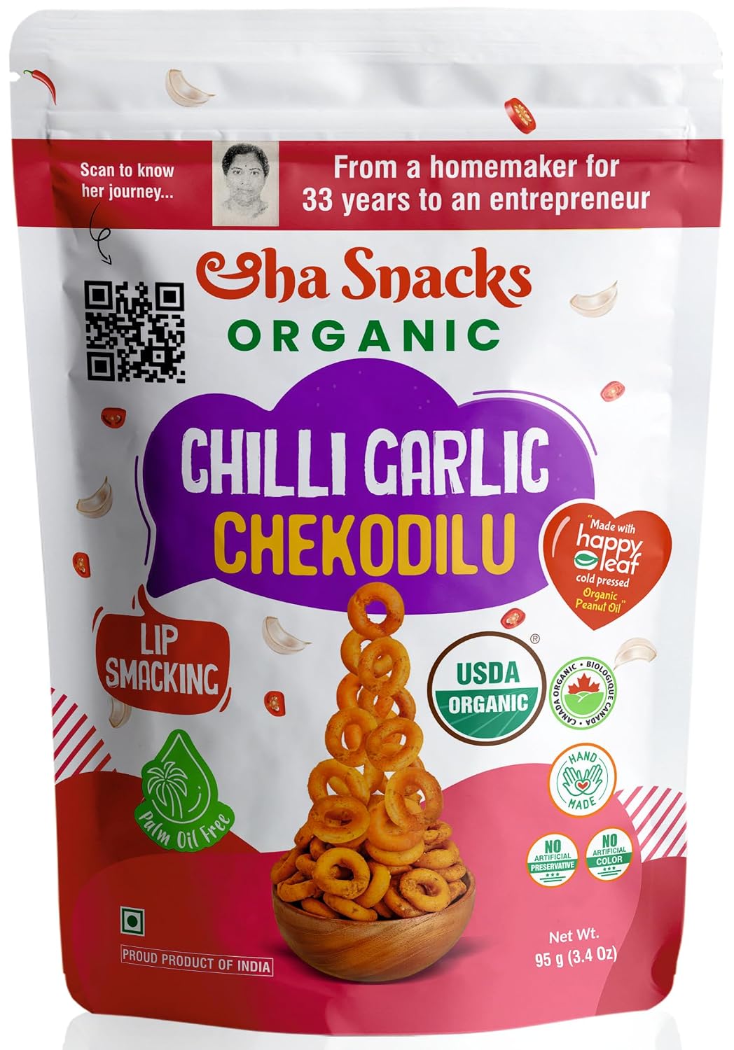 AHA CHILLY GARLIC CHEKODILU 95 GM