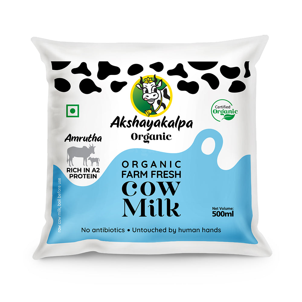 Akshayakalpha Amrutha A2 Farm Fresh Milk 500 Ml