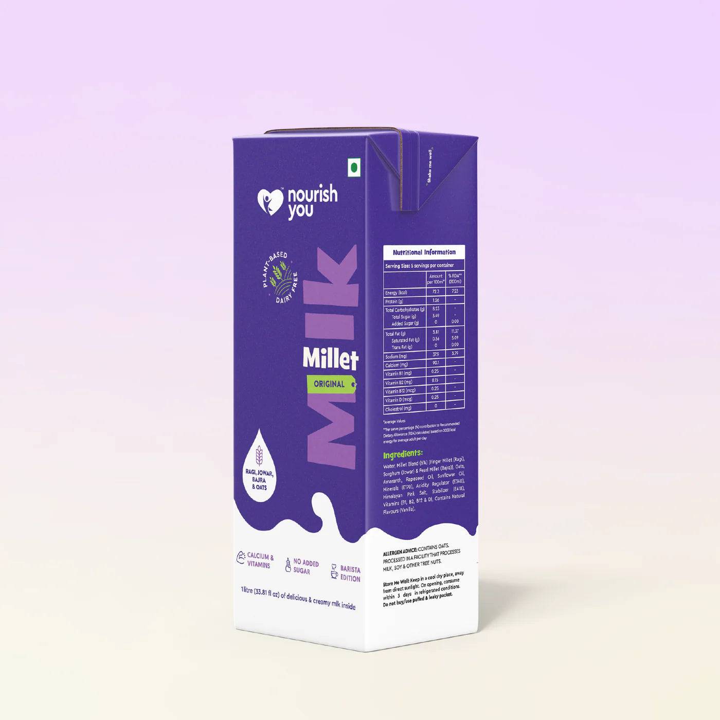 Nourish Millet Milk Original 200Ml