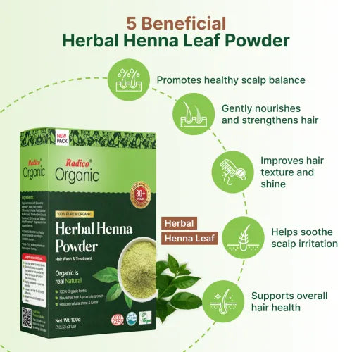 Radico Herbal Henna Powder 100 G