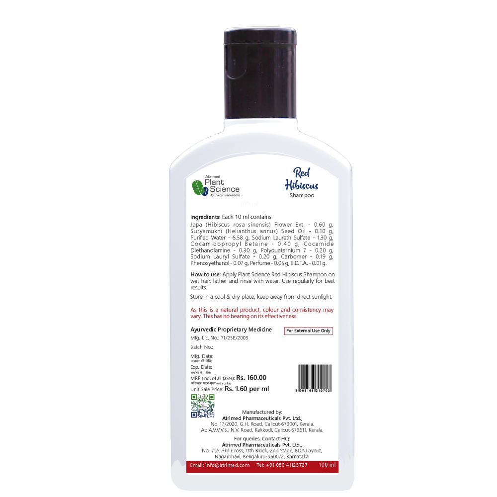 Plant Science Red Hibiscus Shampoo 200Ml